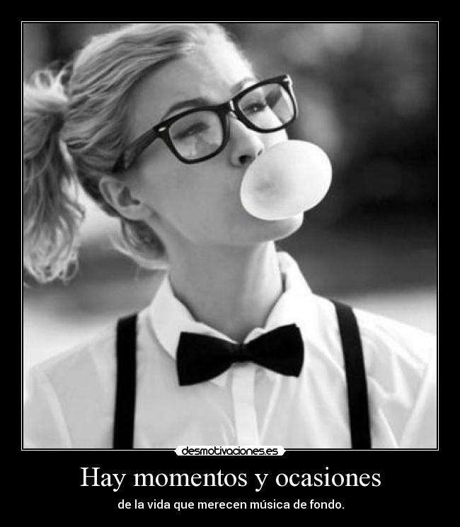 Hay momentos y ocasiones - 