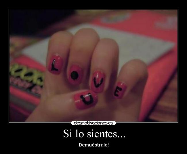 Si lo sientes... - 