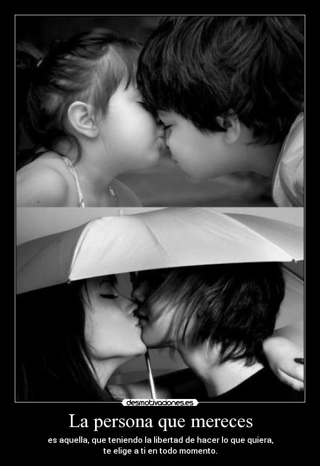 La persona que mereces -