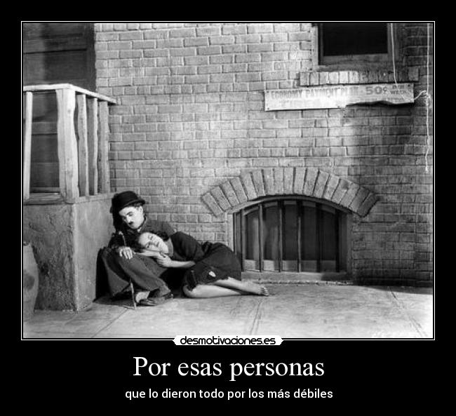 Por esas personas - 