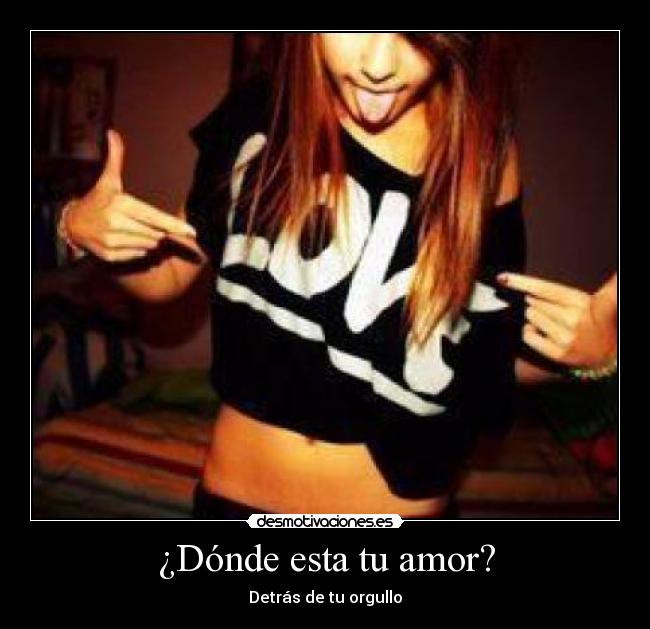 ¿Dónde esta tu amor? - 