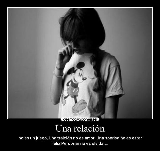 Una relación -