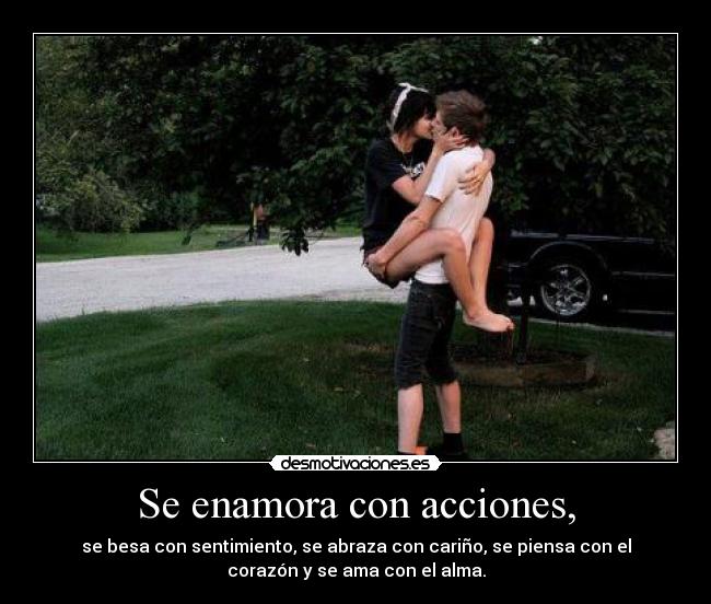 carteles enamora con acciones desmotivaciones