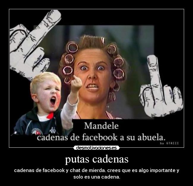 putas cadenas - 