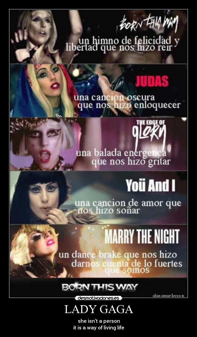 carteles lady gaga desmotivaciones