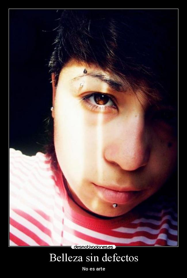 Belleza sin defectos - No es arte