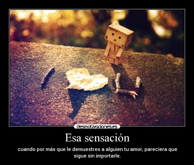 Esa sensación - 
