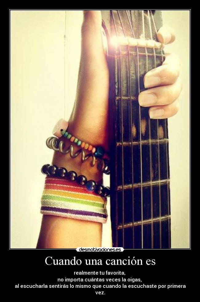 Cuando una canción es - 