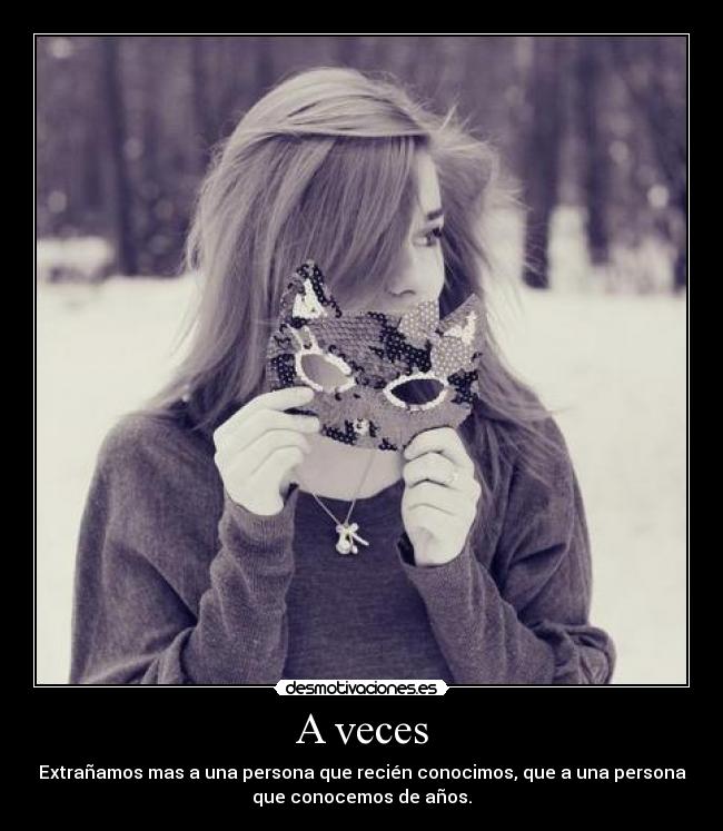 A veces -