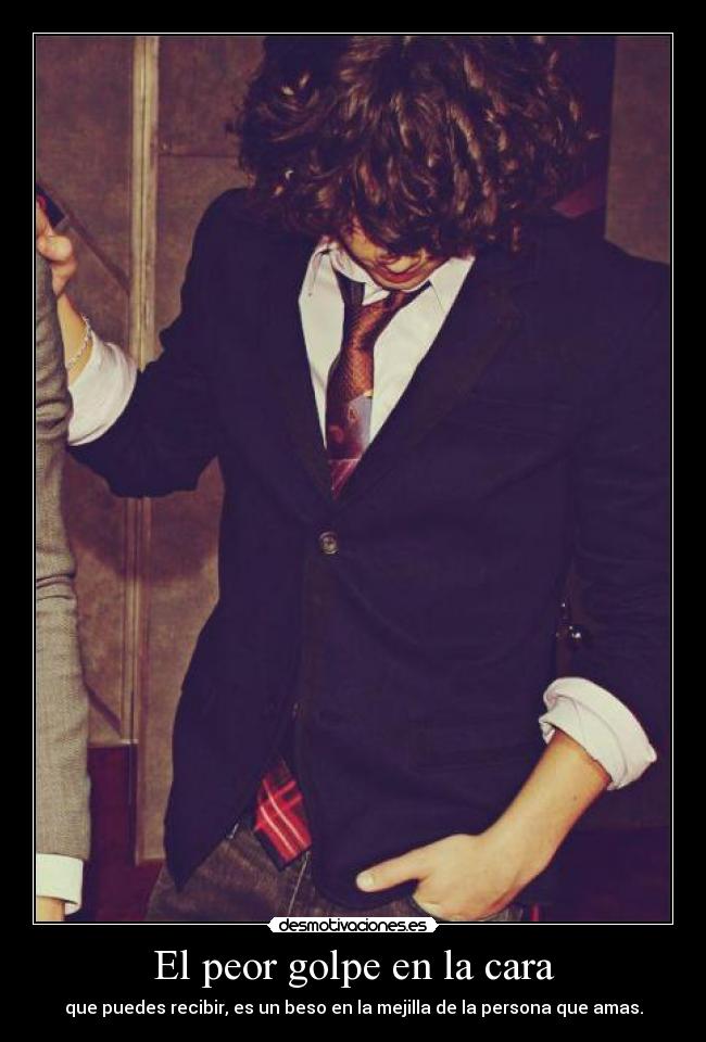 El peor golpe en la cara -