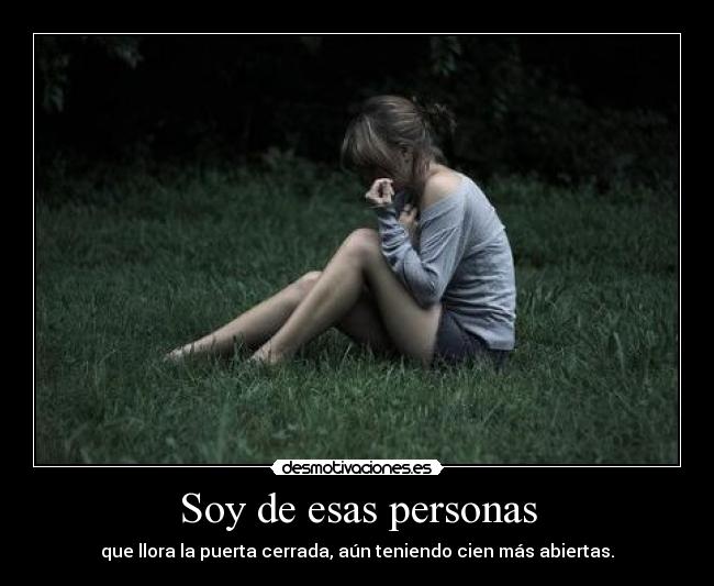 Soy de esas personas - 