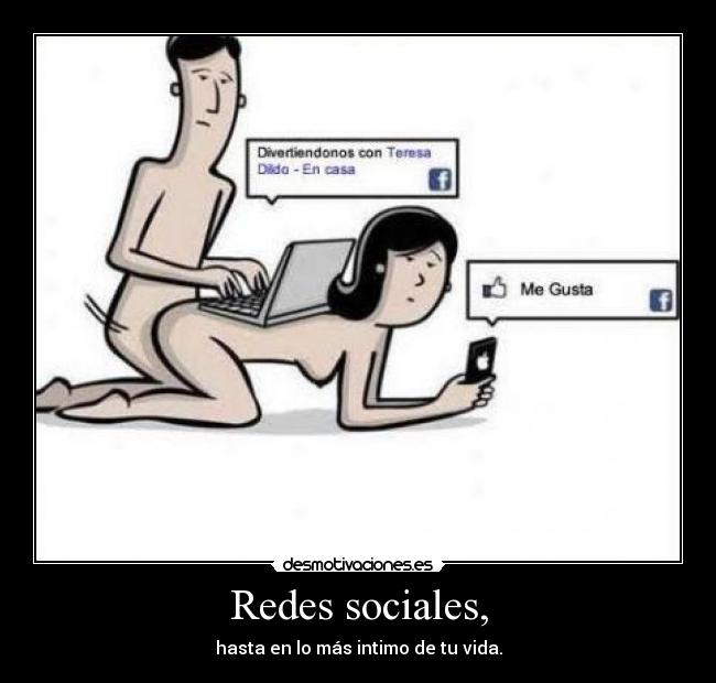 Redes sociales, - 