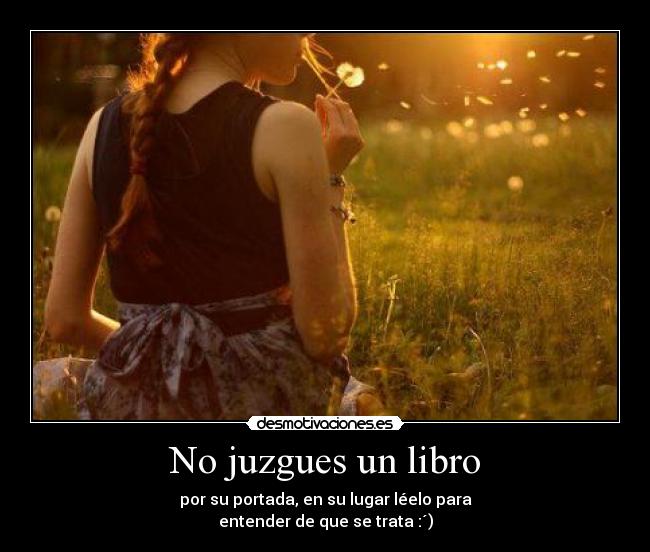 No juzgues un libro - 