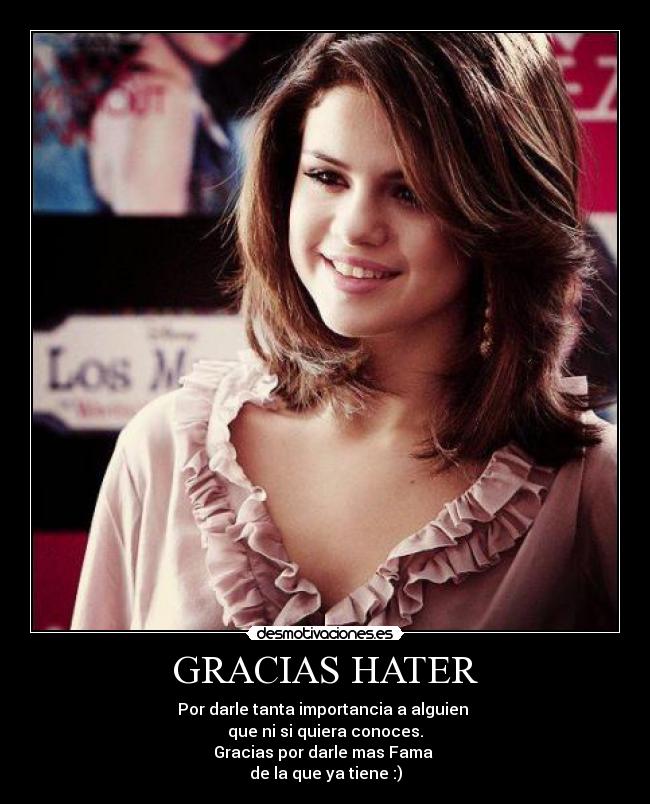GRACIAS HATER -