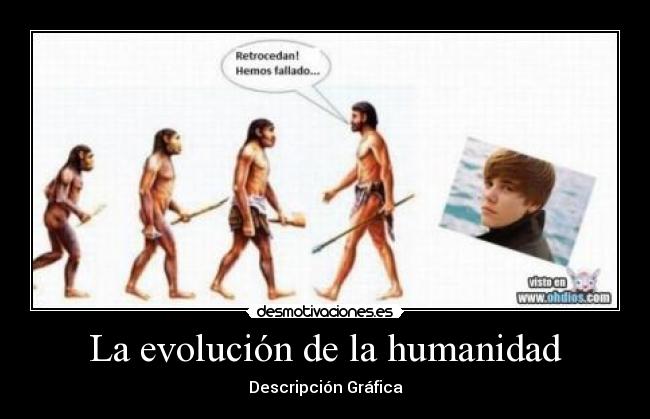 La evolución de la humanidad -