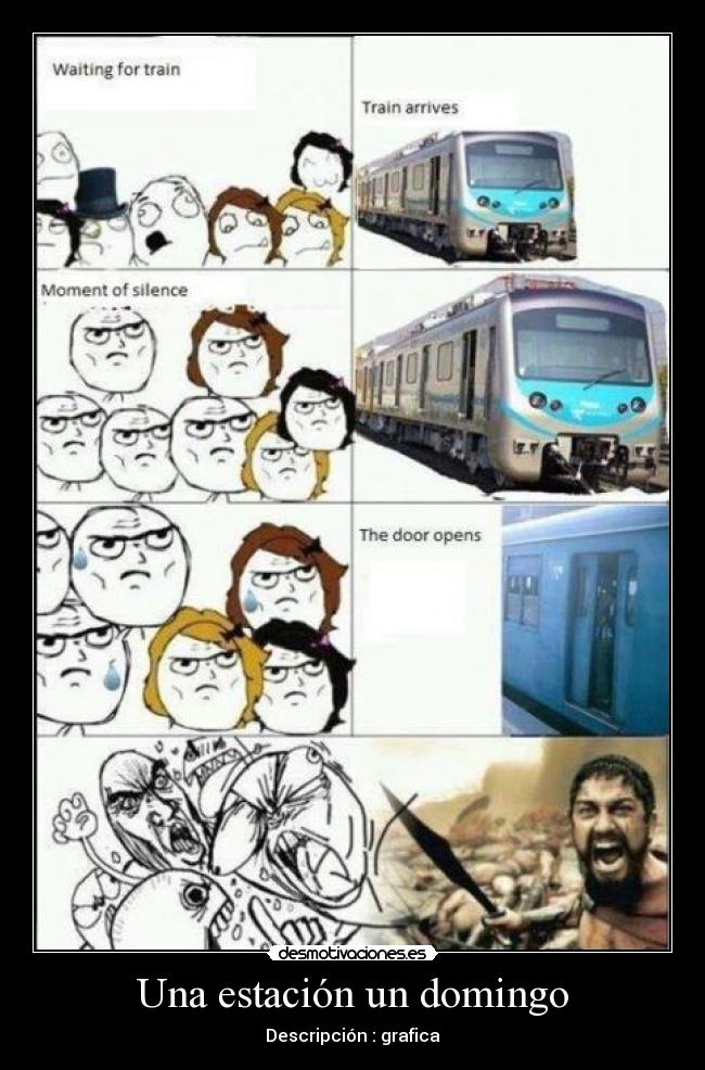 Una estación un domingo - 