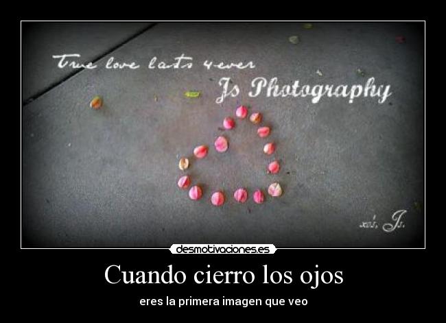 Cuando cierro los ojos -