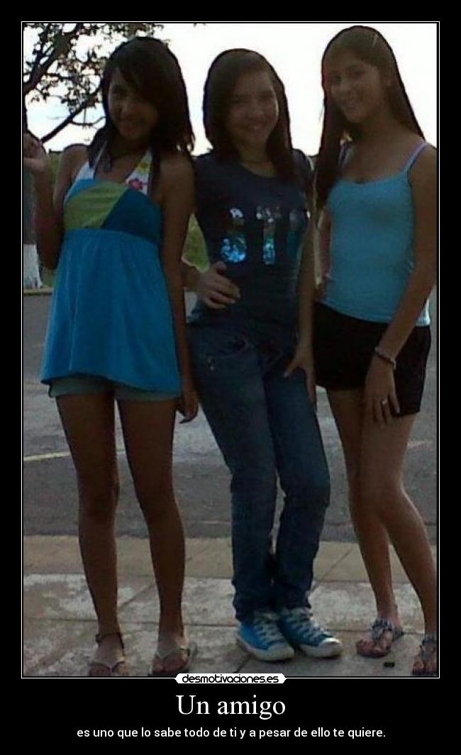 Un amigo -