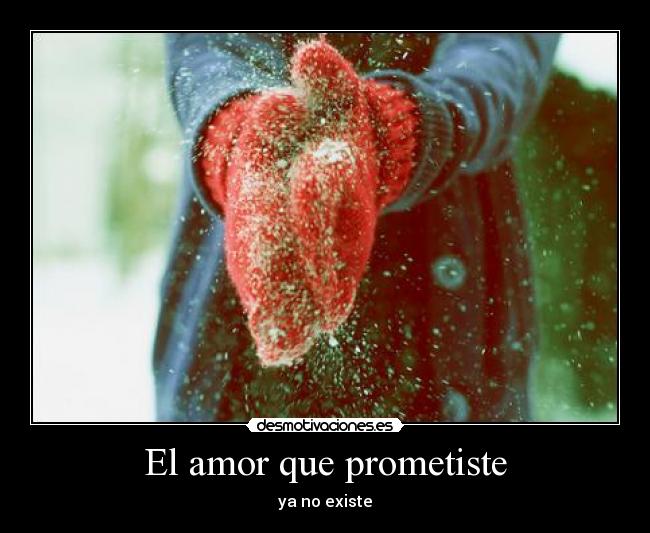 El amor que prometiste -