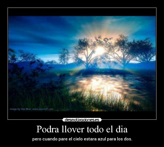 Podra llover todo el dia -