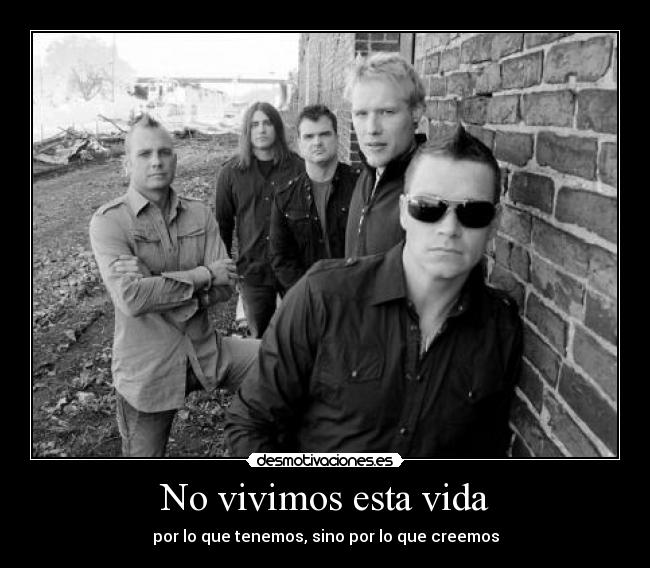 No vivimos esta vida -