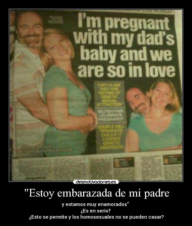Estoy embarazada de mi padre -