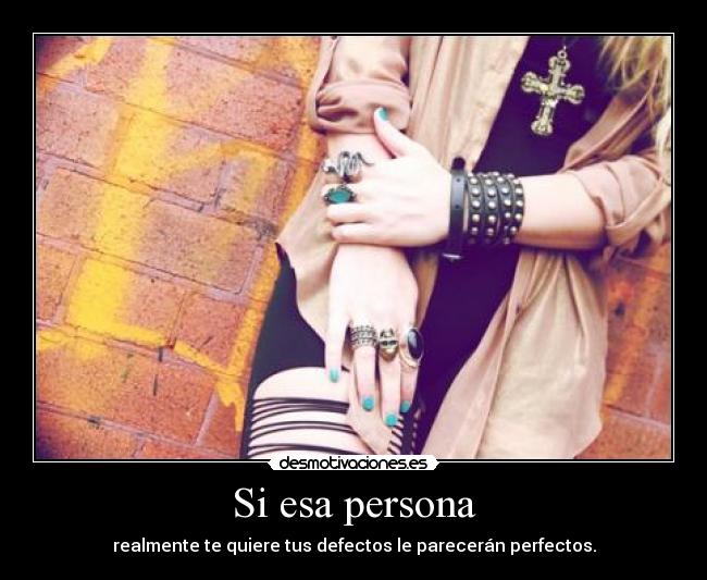 carteles esa persona realmente quiere tus defectos pareceran perfectos desmotivaciones