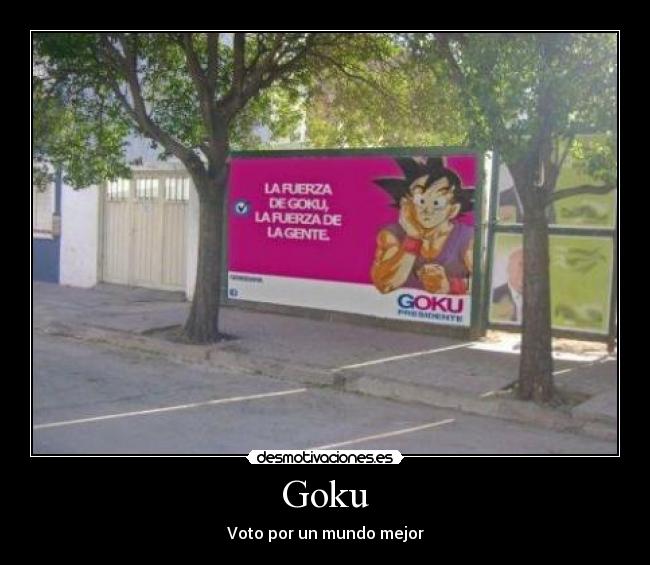 carteles goku desmotivaciones