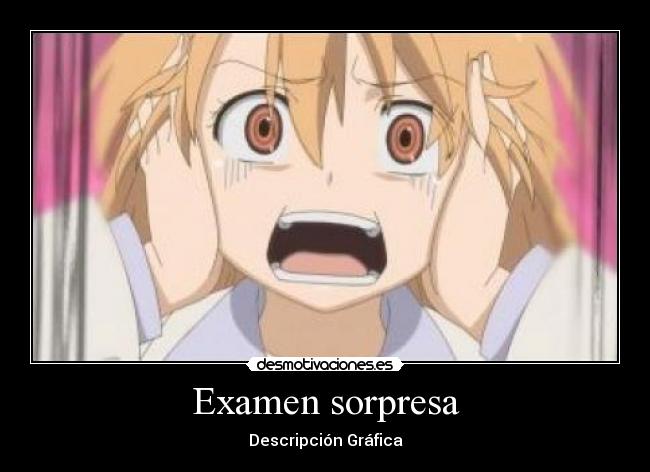 Examen sorpresa - 