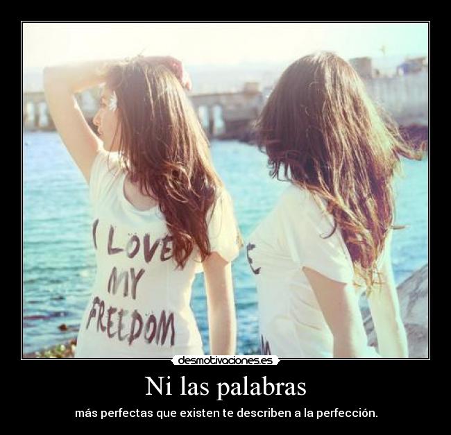 Ni las palabras -
