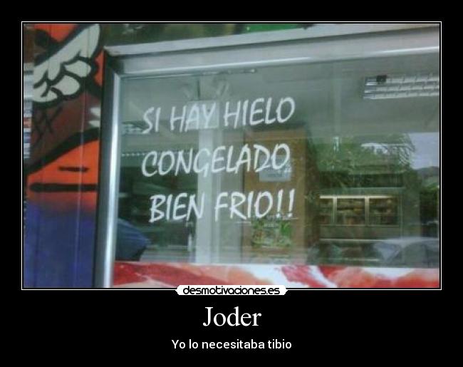 carteles hielo desmotivaciones