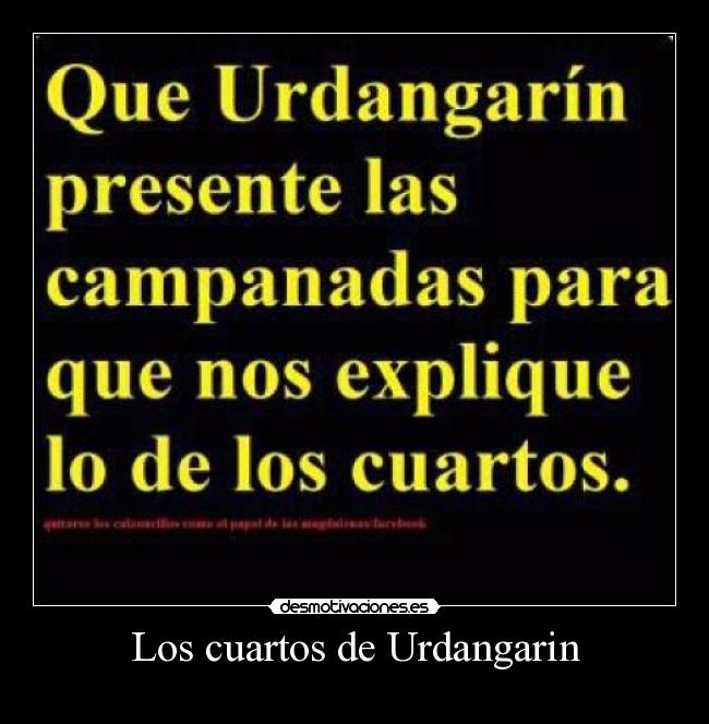 Los cuartos de Urdangarin -