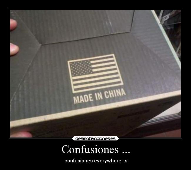 Confusiones ... - confusiones everywhere. :s