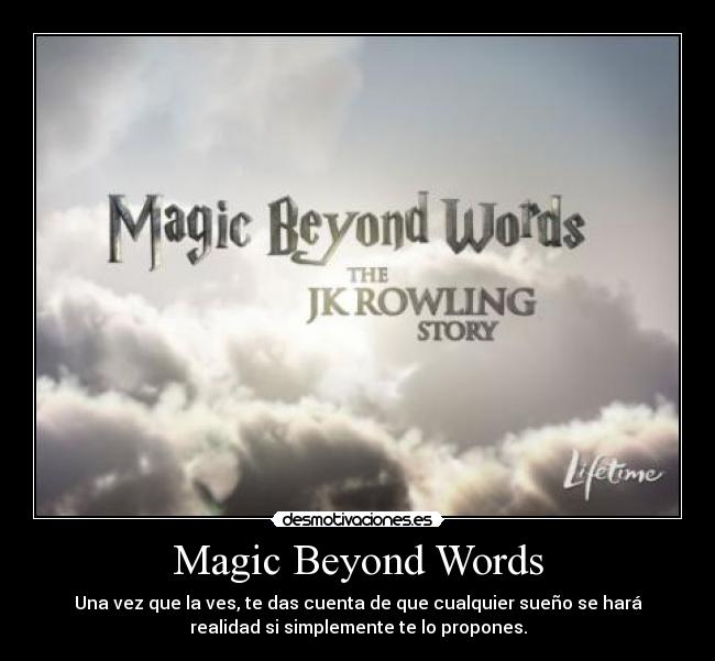 carteles magic beyond words desmotivaciones