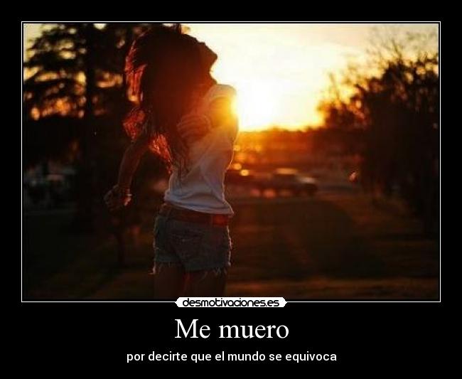 Me muero - 