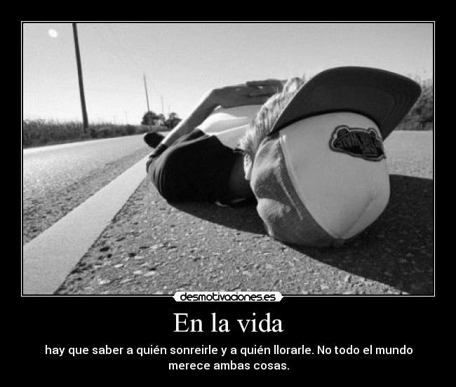 En la vida -