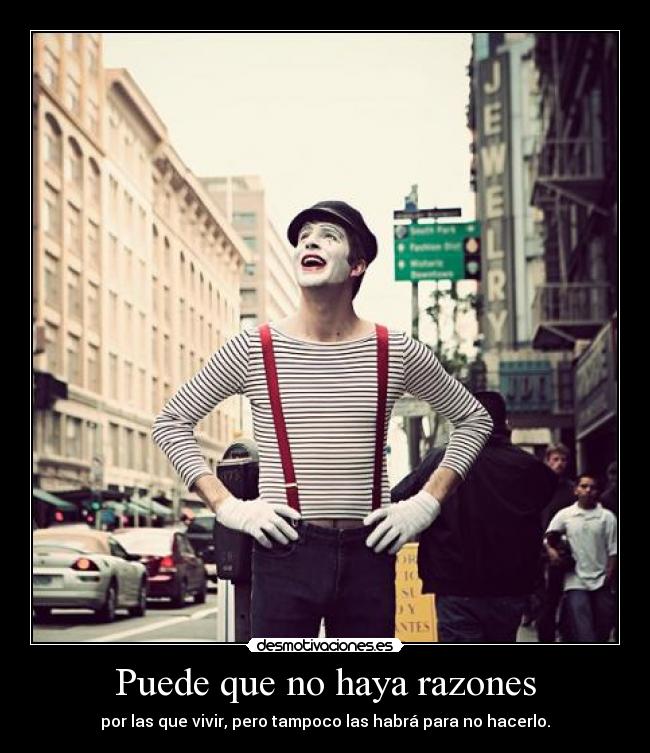 Puede que no haya razones - 
