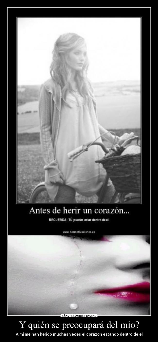 Y quién se preocupará del mio? - 