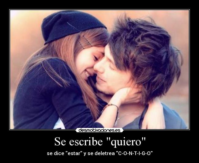 Se escribe quiero -