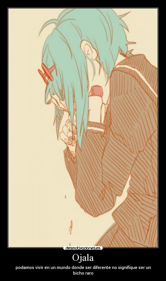 carteles llorar akane miku hatsune deseo desmotivaciones