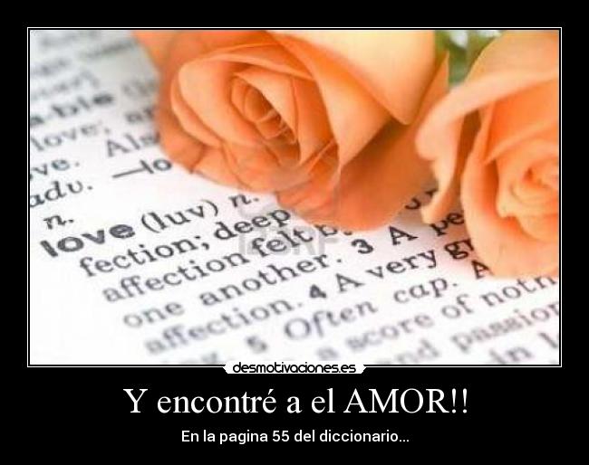 Y encontré a el AMOR!! -