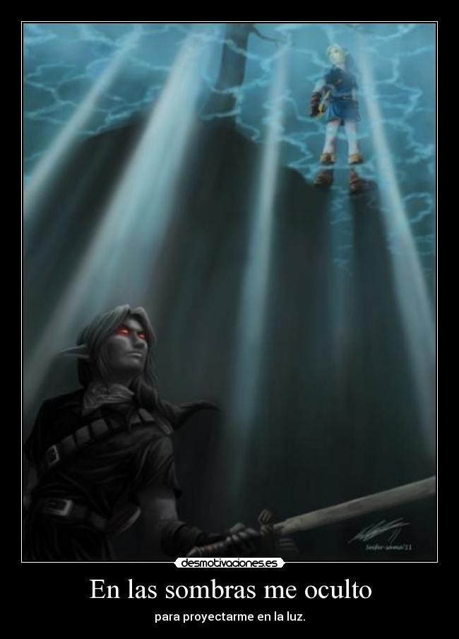 carteles thelegendofzelda link oscuro desmotivaciones