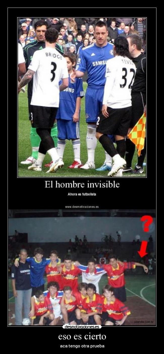 eso es cierto - aca tengo otra prueba