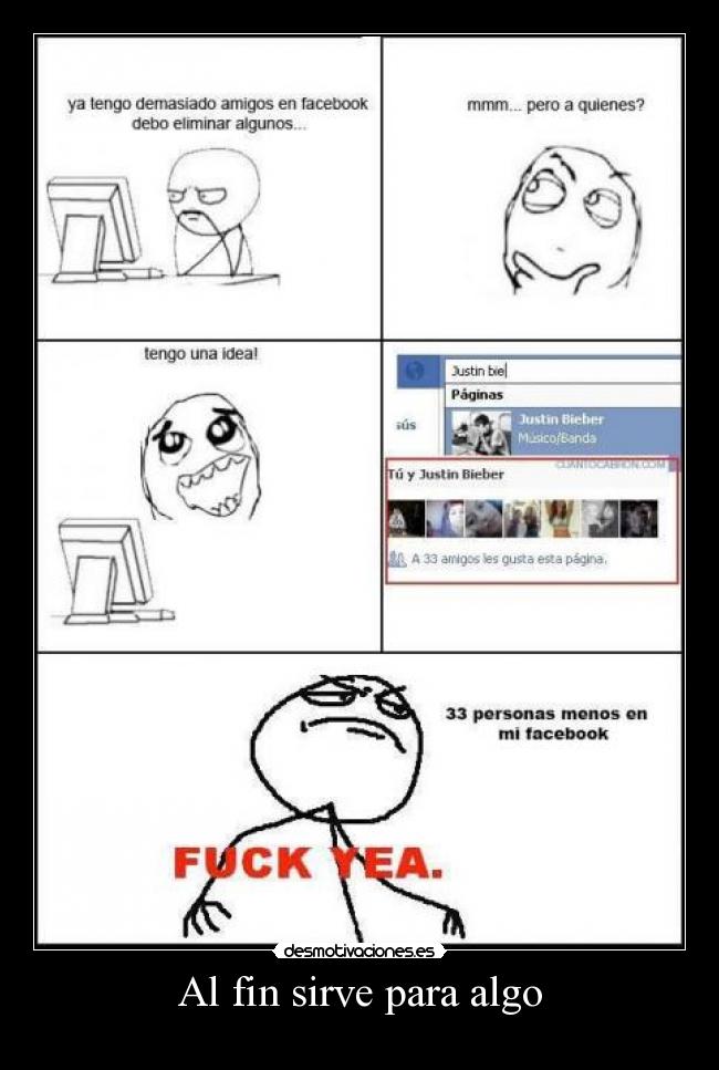 Al fin sirve para algo -