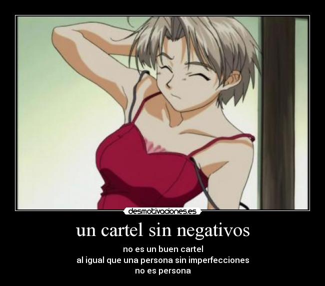 un cartel sin negativos - 