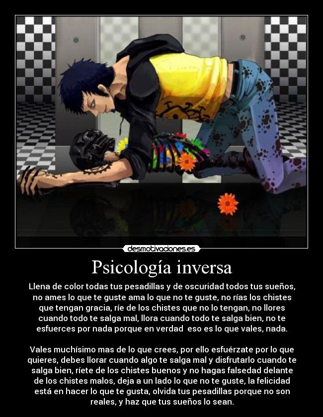 Psicología inversa -