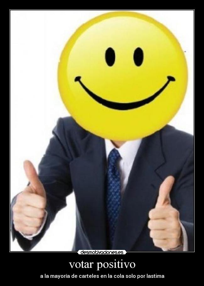 votar positivo -