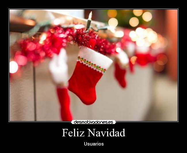 Feliz Navidad - Usuarios