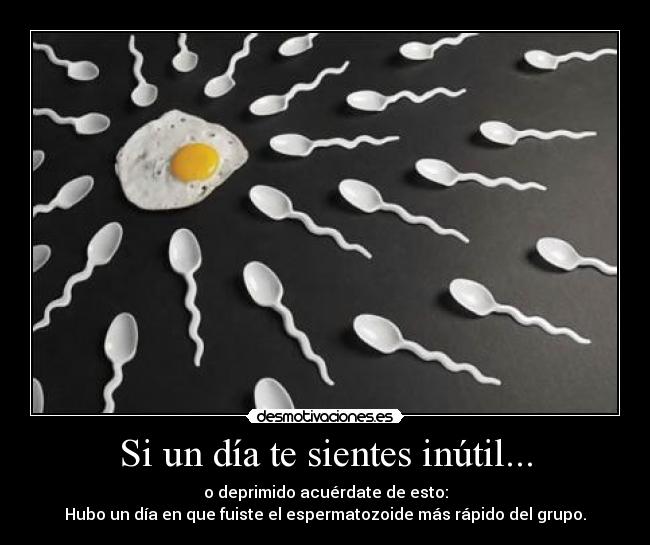 Si un día te sientes inútil... - 