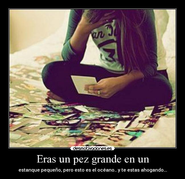 Eras un pez grande en un - 